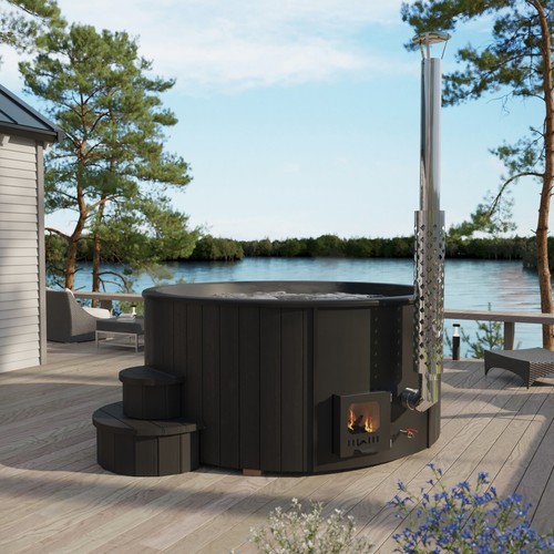 Wooden hot tub - hot,