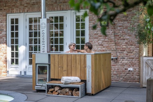 Wood fired hot - fired, tub