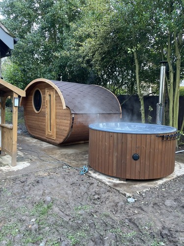 Outdoor sauna garden - ,